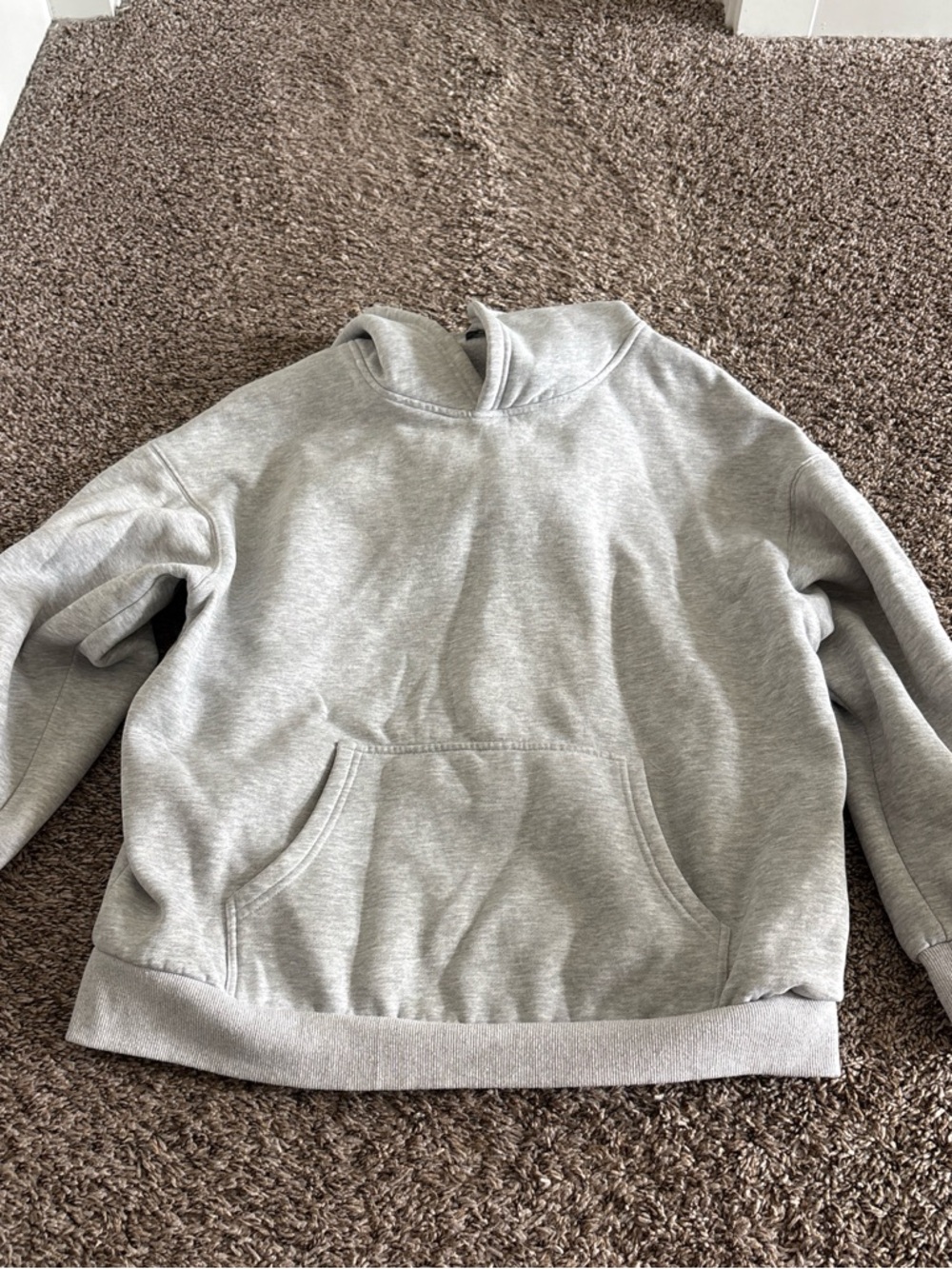 Classic Women's Gray Hoodie Sweatshirt